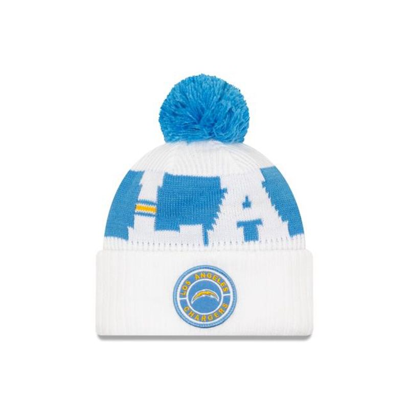 NFL Los Angeles Chargers Alternate Cold Weather Sport Knit (KDI9269) - Blue New Era Beanies